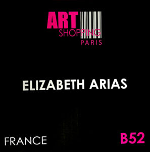 Letrero en el Stand B52 Art Shopping Paris
